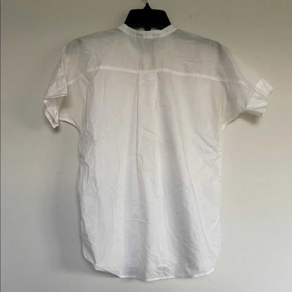 J. Crew White Casual Button Down Shirt